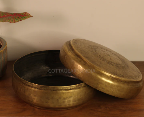 Brass Chapati Box