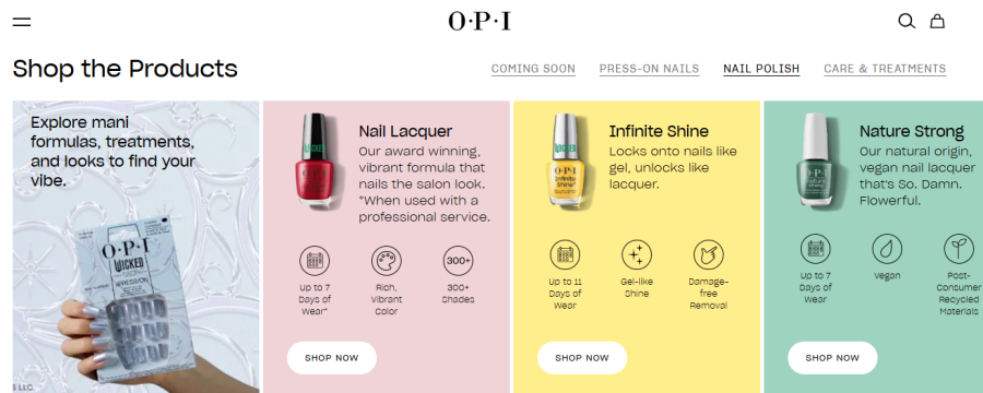 O.P.I Nail Polish