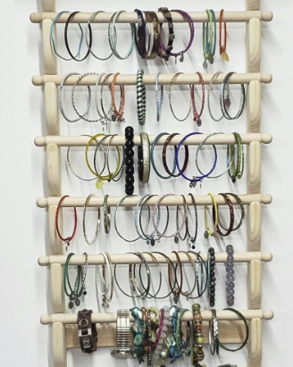 Wall-Mounted Bangle Organiser