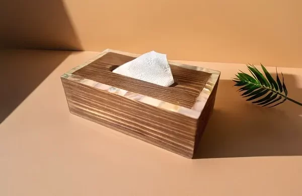 Wooden Tissue Box