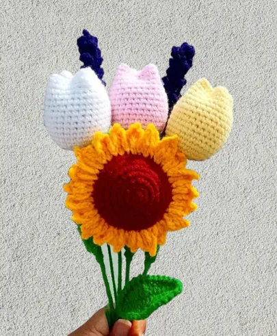 Laarts Crochet Sunflower